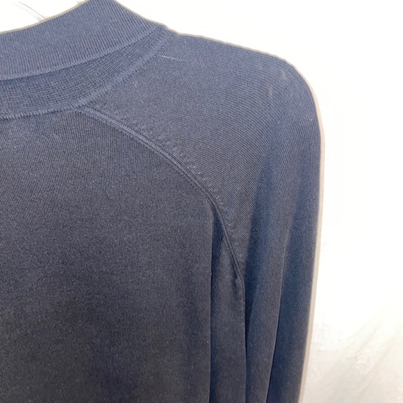 Tommy Bahama Casual Shirt Men’s Size Large Black Polo Long Sleeve Silk Blend - Picture 9 of 12